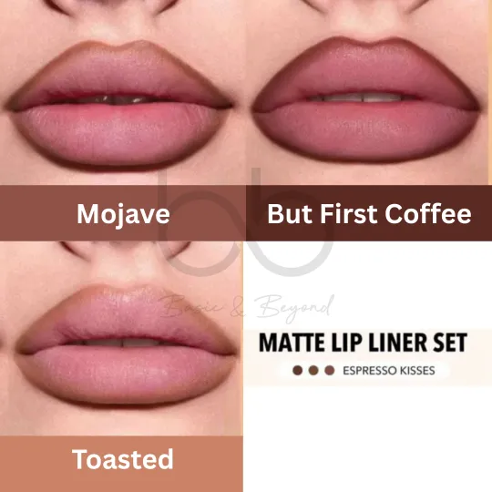 SHEGLAM So Lippy Lip Liner Set -Expresso Kisses 